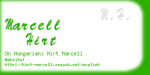 marcell hirt business card